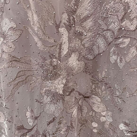 Mac Duggal 20214 Vintage Lilac Gown Long Evening Prom Gala Dress Size 10 Wedding - Picture 7 of 11